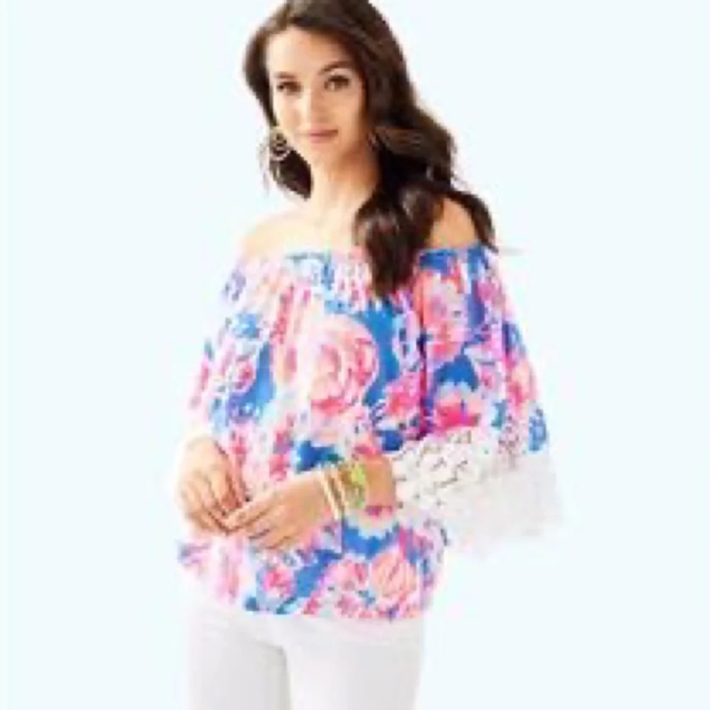 Lilly Pulitzer Zaylee off the shoulder top - Picture 9 of 9